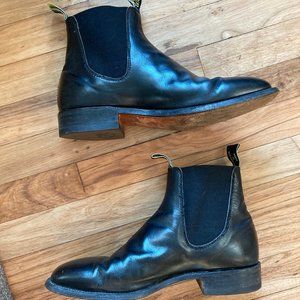 R.M. Williams Leather Chelsea Boots Men's Size 9.5 Made in Australia